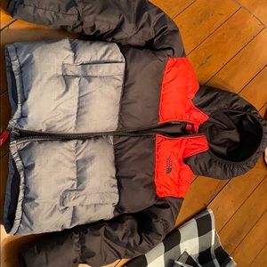 Boys Northface Reversible Puffer jacket size 6